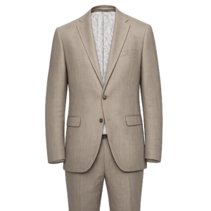 BEIGE LINEN SUIT