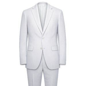 WHITE SEERSUCKER SUIT